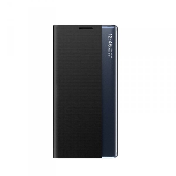 New Sleep Case etui do Xiaomi Redmi Note 12 5G / Poco X5 5G pokrowiec z klapką podstawka czarne