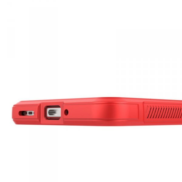 Magic Shield Case etui do Xiaomi Redmi Note 12 5G / Poco X5 5G elastyczny pancerny pokrowiec czerwone