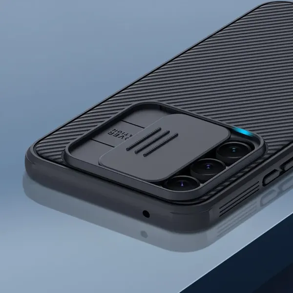 Nillkin CamShield Pro Case etui do Samsung Galaxy A54 5G pokrowiec z osłoną na aparat niebieskie