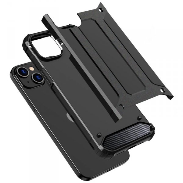 Pancerne etui do iPhone 15 Plus Hybrid Armor - czarne
