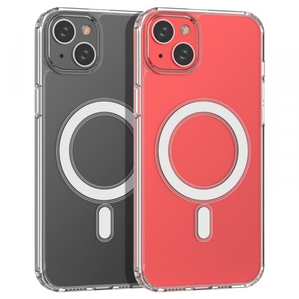 Etui magnetyczne Clear Magnetic Case z MagSafe do iPhone 15 Plus - przezroczyste