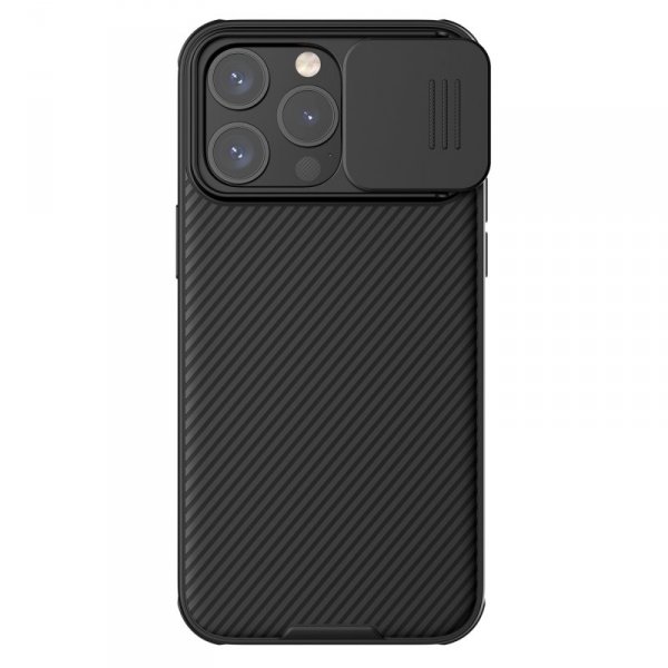 Pancerne etui Nillkin CamShield Pro Magnetic Case do iPhone 15 Pro Max z osłoną na aparat - czarne
