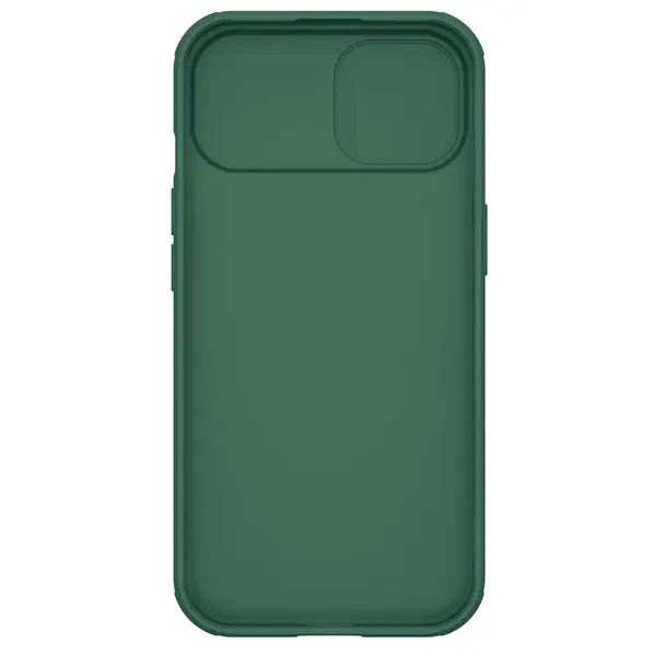 Pancerne etui Nillkin CamShield Pro Magnetic Case do iPhone 15 Plus z osłoną na aparat - zielone