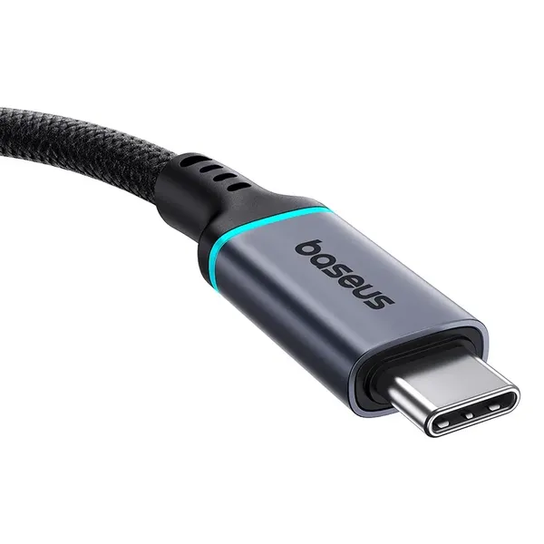 Kabel Baseus B0063370C111-00 USB-C - USB-C 4K 60Hz 100W 5A 10Gb/s 0,5m - czarny
