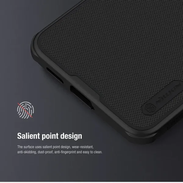 Etui Nillkin Super Frosted Shield Pro pancerne do Samsung Galaxy S24 - zielone