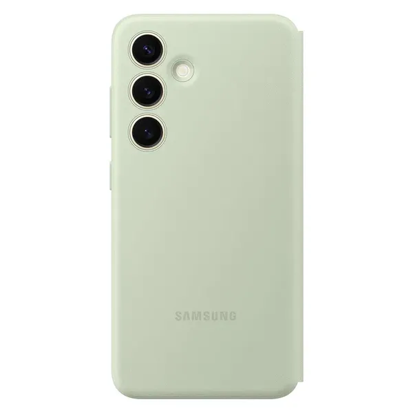 Etui Samsung Smart View Wallet EF-ZS921CGEGWW z klapką do Samsung Galaxy S24 - jasnozielone