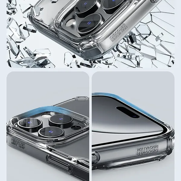 Etui Nillkin Nature Pro Magnetic Case z MagSafe na iPhone 16 - przezroczysto-białe