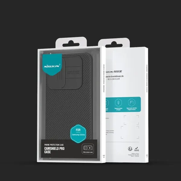 Etui Nillkin CamShield Pro Case do Samsung Galaxy A55 z osłoną na aparat - czarne