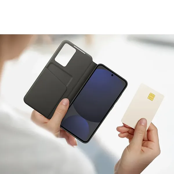 Etui Samsung Smart View Wallet EF-ZS721CBEGWW do Samsung Galaxy S24 FE - czarne