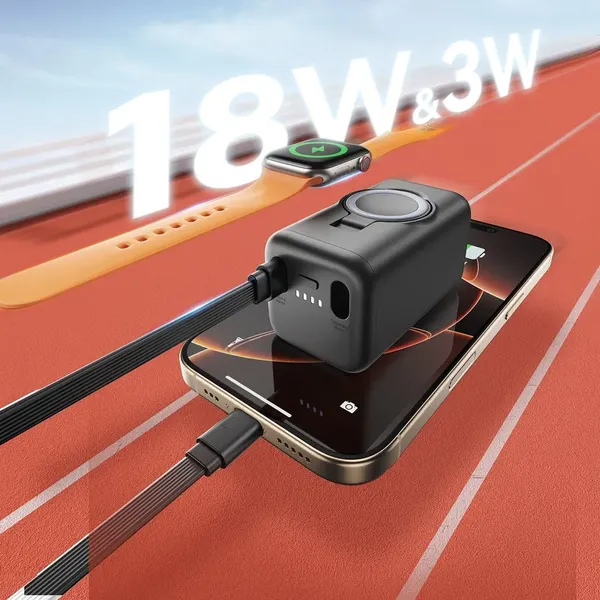 Powerbank do smartwatchy Joyroom JR-W13 5000mAh - czarny
