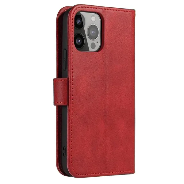 Etui Magnet Case z klapką do Samsung Galaxy S24 FE - czerwone