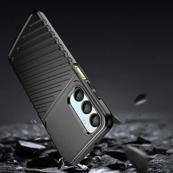 Thunder Case etui do Samsung Galaxy A16 / A16 5G silikonowy pancerny pokrowiec - czarne