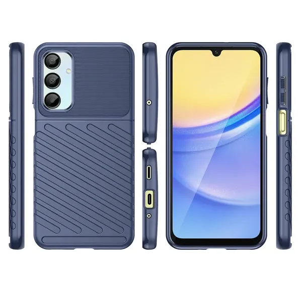 Thunder Case etui do Samsung Galaxy A16 / A16 5G silikonowy pancerny pokrowiec - niebieskie
