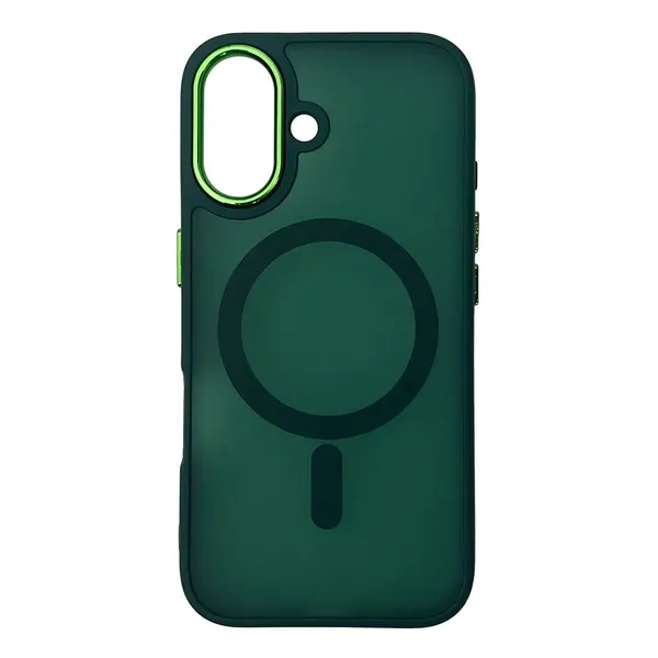 Etui Wozinsky Fashion Case z MagSafe na Samsung Galaxy S24 FE - zielone