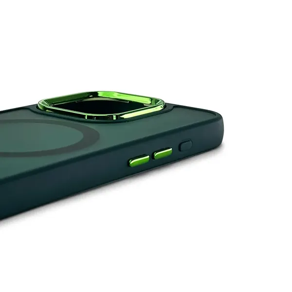 Etui Wozinsky Fashion Case z MagSafe na Samsung Galaxy S24 FE - zielone