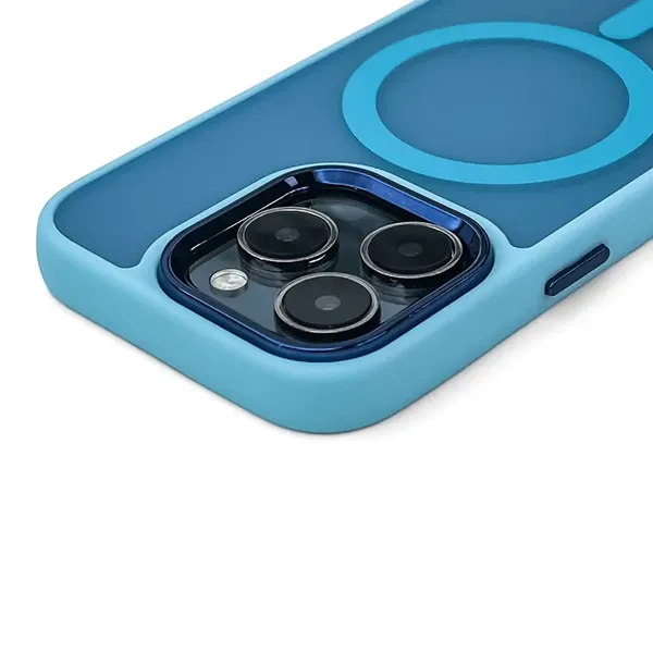 Etui Wozinsky Fashion Case z MagSafe na Samsung Galaxy S24 FE - niebieskie