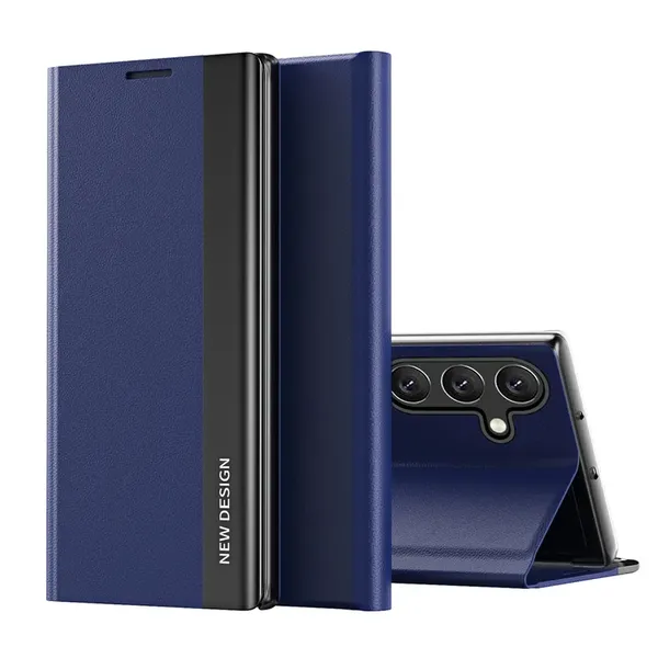 Etui New Sleep Case pokrowiec z klapką z funkcją podstawki na Samsung Galaxy A56 - niebieskie
