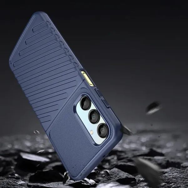 Etui Thunder Case na Samsung Galaxy A56/A36 silikonowy pancerny pokrowiec - niebieskie