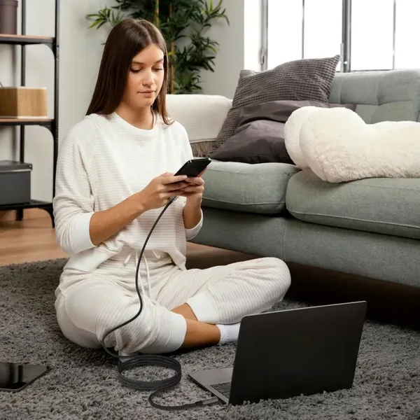 Kabel Tech-Protect UB10T Ultraboost USB-C PD240W/QC4.0 200 cm - czarny