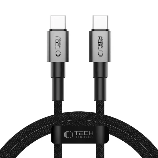 Kabel Tech-Protect UltraBoost DNA USB-C PD60W/3A 100 cm - szary