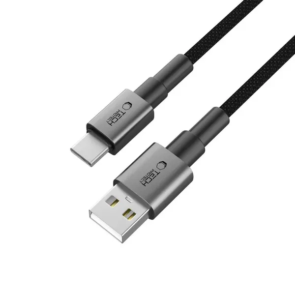 Kabel Tech-Protect UltraBoost DNA USB-A / USB-C 15W/3A 200 cm - szary