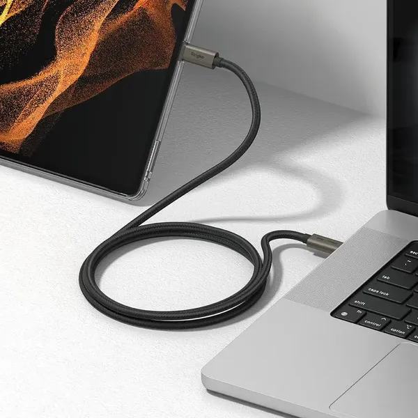 Kabel Ringke USB-C 3.2 Gen. PD240W 100cm - czarny