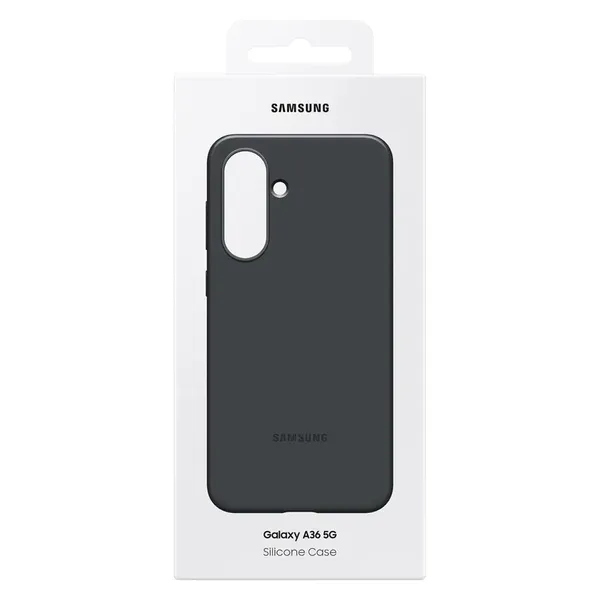 Etui silikonowe Samsung Rugged EF-RA366CBEGWW na Samsung Galaxy A36 5G - czarne