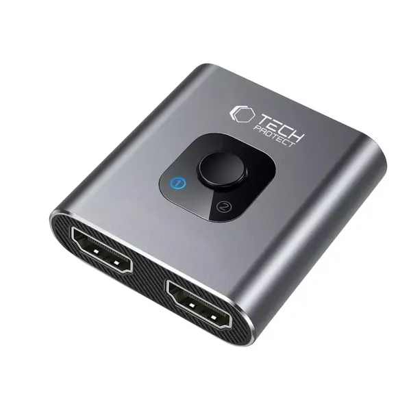 Adapter Tech-Protect HB07 HUB Adapter 2w1 HDMI 4K 60HZ - szary
