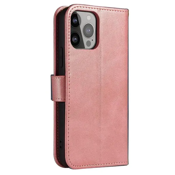 Etui Magnet Case z klapką na iPhone 16e - różowe