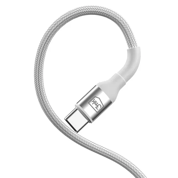 Kabel 3mk Hyper Cable N-SERIES USB-A / USB-C 1m 9V/2A 18W / biały