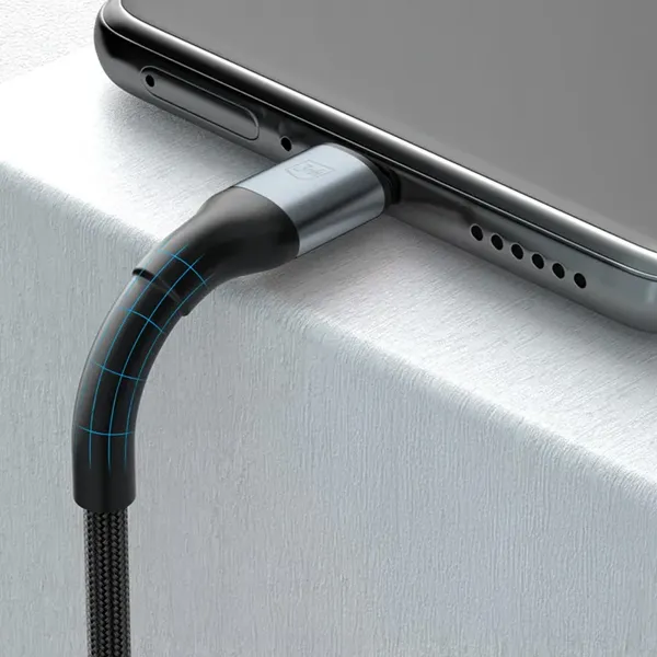 Kabel 3mk Hyper Cable N-SERIES USB-A / USB-C 2m 9V/2A 18W / czarny