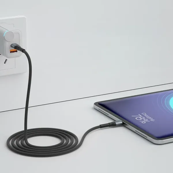 Kabel 3mk Hyper Cable N-SERIES USB-C / USB-C 2m 48V/5A 240W / czarny