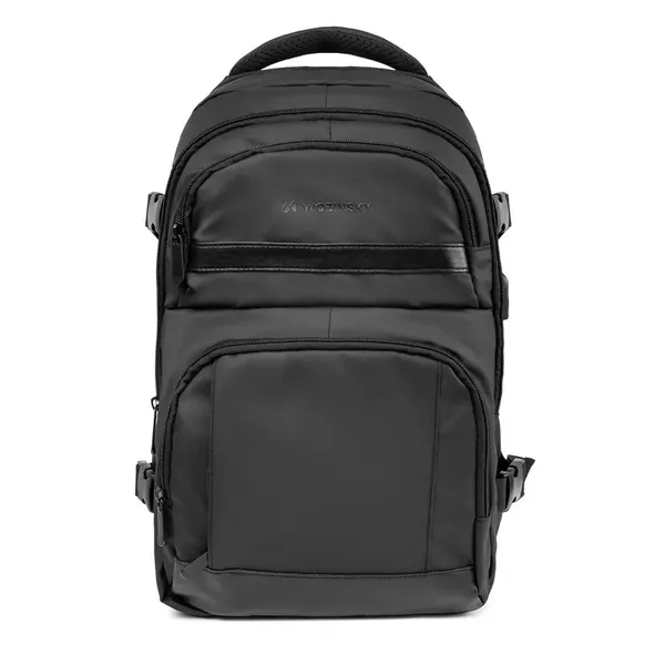 Plecak Wozinsky WPW-20L z kieszenią na laptopa podróżny 40x20x25 cm do luku bagażowego - czarny