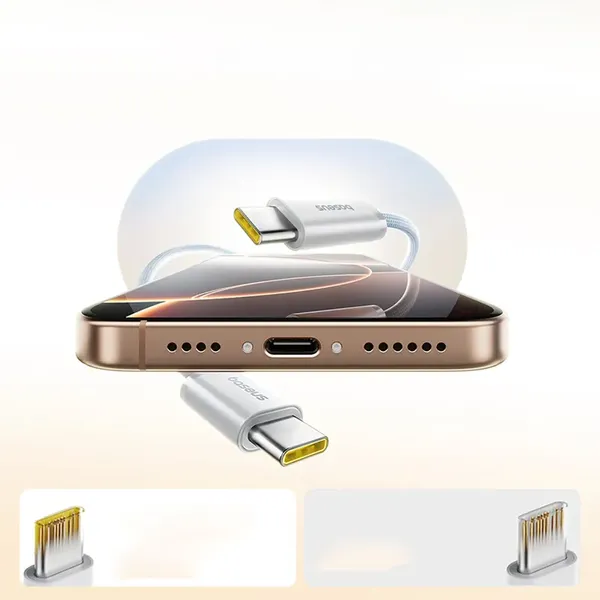 Kabel Baseus Dynamic 4 Pro 100W USB-C - USB-C 1m - niebieski