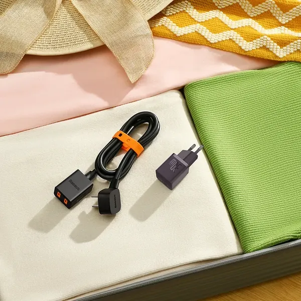 Ładowarka sieciowa Baseus GaN5 30W USB-C EU - fioletowa