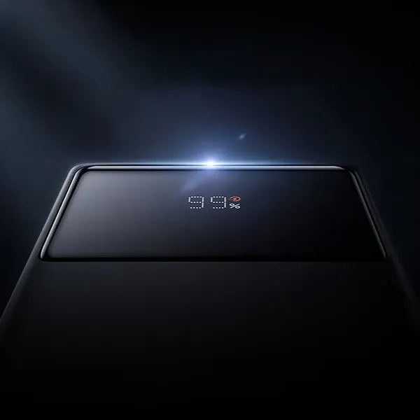 Powerbank Baseus Star-Lord 20000mAh 22,5W z wyświetlaczem cyfrowym i kablem USB-C 3A 30cm - czarny