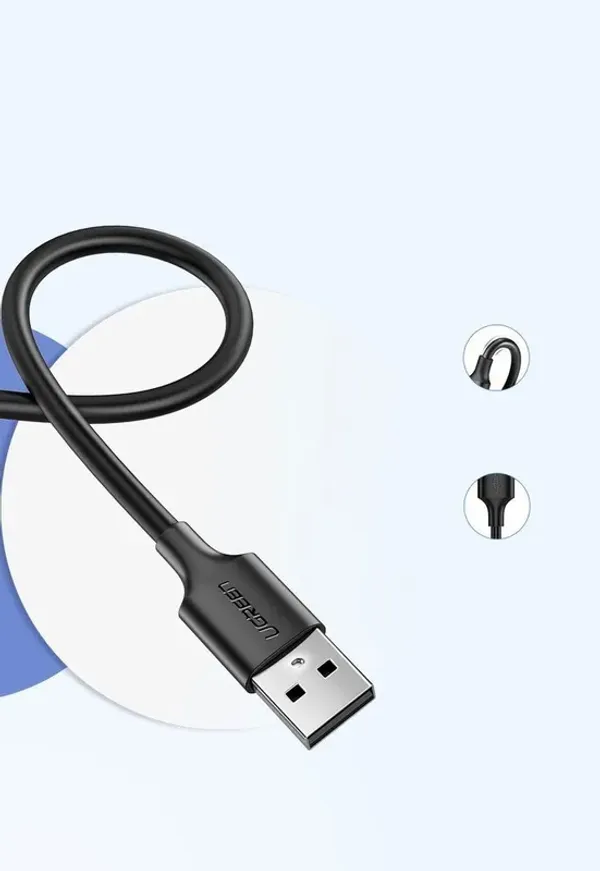 Ugreen kabel przewód USB - micro USB 2A 2m czarny (60138)