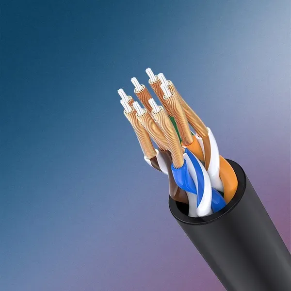 Ugreen kabel przewód internetowy sieciowy Ethernet patchcord RJ45 Cat 6A UTP 1000Mbps 3 m czarny (70653)