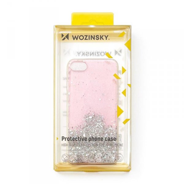 Wozinsky Star Glitter błyszczące etui pokrowiec z brokatem iPhone 12 Pro Max czarny