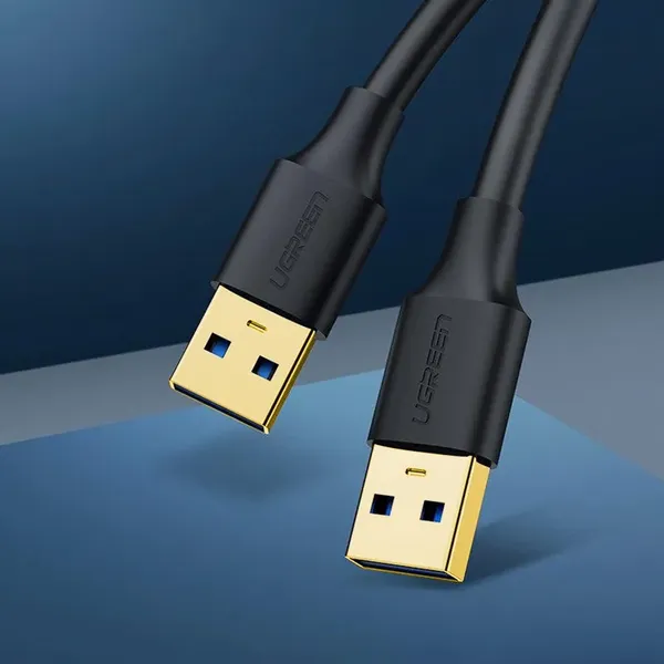 Ugreen kabel przewód USB - USB (męski - USB 3.2 Gen 1) 1 m czarny (US128 10370)