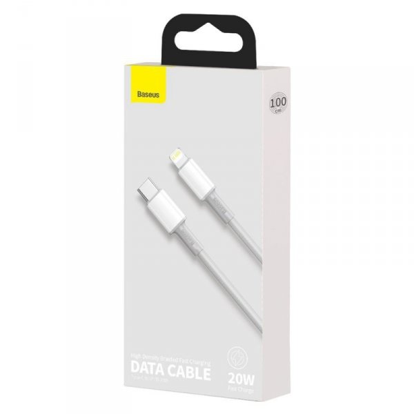 Kabel Baseus CATLGD-02 Lightning - USB-C PD 20W 480Mb/s 1m - biały