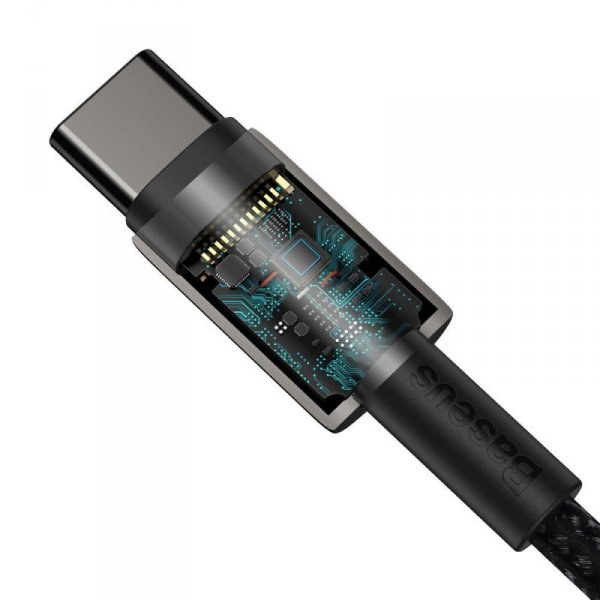 Kabel Baseus CATWJ-01 USB-C - USB-C PD QC 100W 5A 1m - czarny