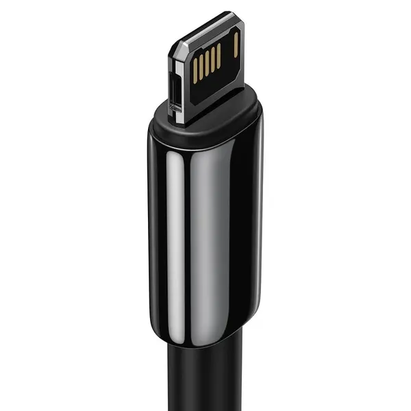 Baseus Tungsten kabel USB - Lightning 2,4 A 2 m czarny (CALWJ-A01)