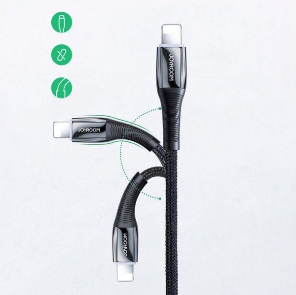 Kabel Joyroom S-1224K2 USB-C / Lightning PD 20W 2.4A 1.2m - czerwony