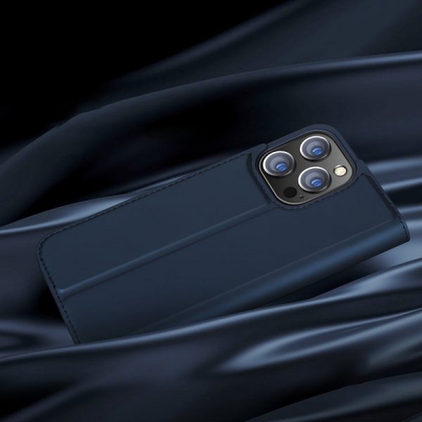 Dux Ducis Skin Pro kabura etui pokrowiec z klapką iPhone 13 Pro czarny