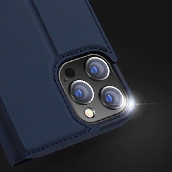 Dux Ducis Skin Pro kabura etui pokrowiec z klapką iPhone 13 Pro Max niebieski