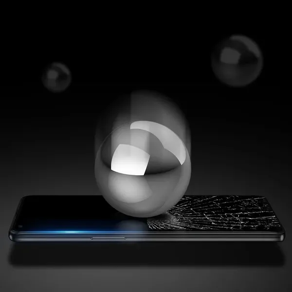 Dux Ducis 9D Tempered Glass wytrzymałe szkło hartowane 9H na cały ekran z ramką OnePlus Nord N200 5G czarny (case friendly)