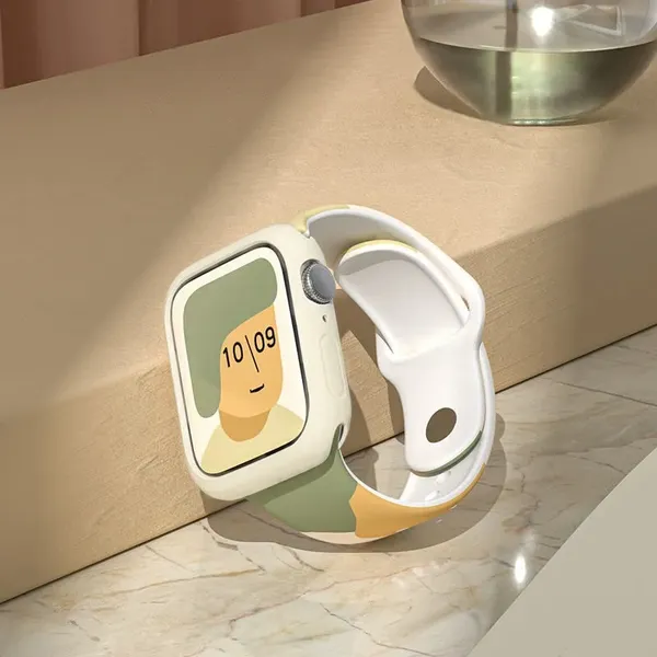 Silikonowy pasek Strap Moro bransoletka do zegarka opaska do Apple Watch 42 / 44 / 45 / 49 mm - wzór 5