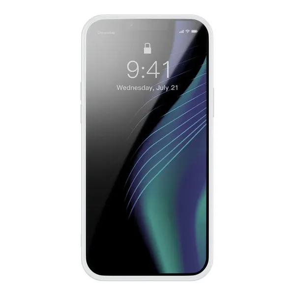Baseus Crystal Phone Case pancerne etui do iPhone 13 Pro z żelową ramką szary (ARJT000413)