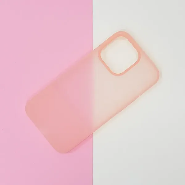 Kingxbar Plain Series etui pokrowiec do iPhone 13 Pro silikonowa obudowa różowy